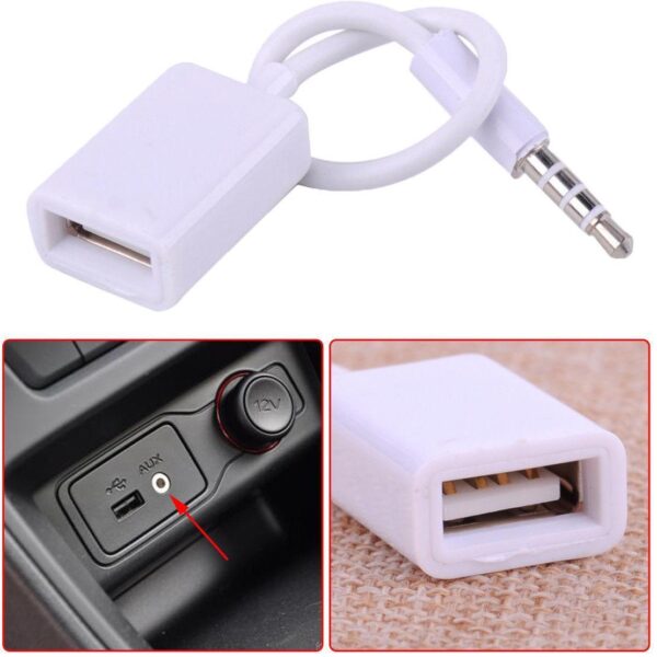 Laidas 3,5 mm AUX garso kištukas prie USB 2.0 - Image 2