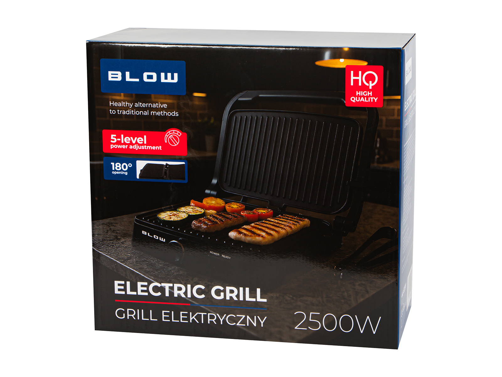 BLOW 2500W MasterGrill DUO elektrinis grilis - Image 6