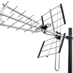 DVB-T antena ATD27S VHF/UHF MUX8 kryptinė+priedai.